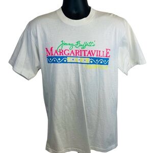 Vtg 90s Jimmy Buffet Margaritaville Cafe Single Stitch USA Mens Sz Large Tshirt